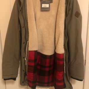 NWT Eddie Bauer Fleece Lined Parka